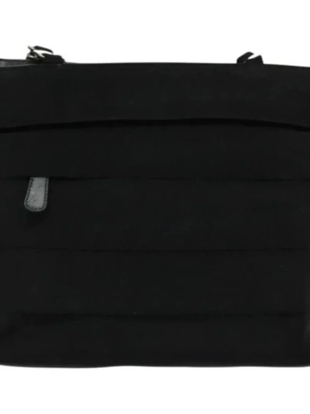 Salvatore Ferragamo Vala Shoulder Bag Canvas Black Auth fm4422